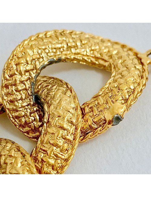 Bracelet gourmette doré