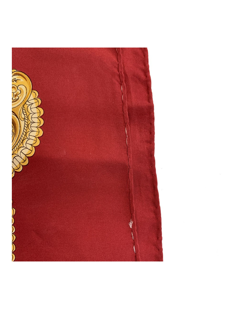 Carré HERMES 90 x 90 soie 100 % "Selles a housse"