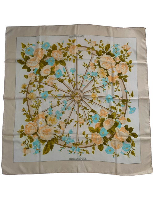 Foulard HERMES "Romantique" Vintage
