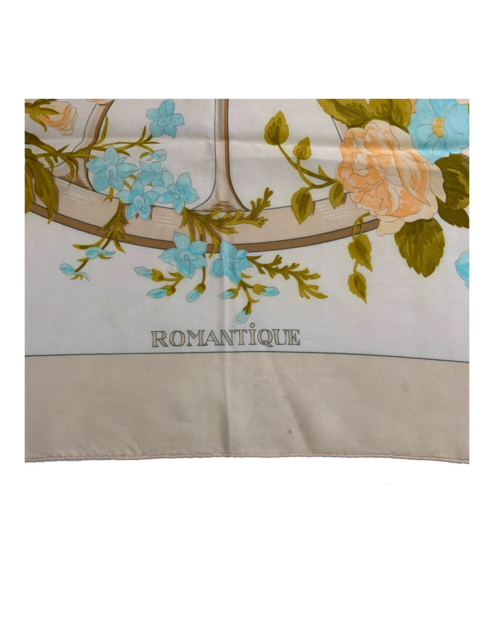 Foulard HERMES "Romantique" Vintage