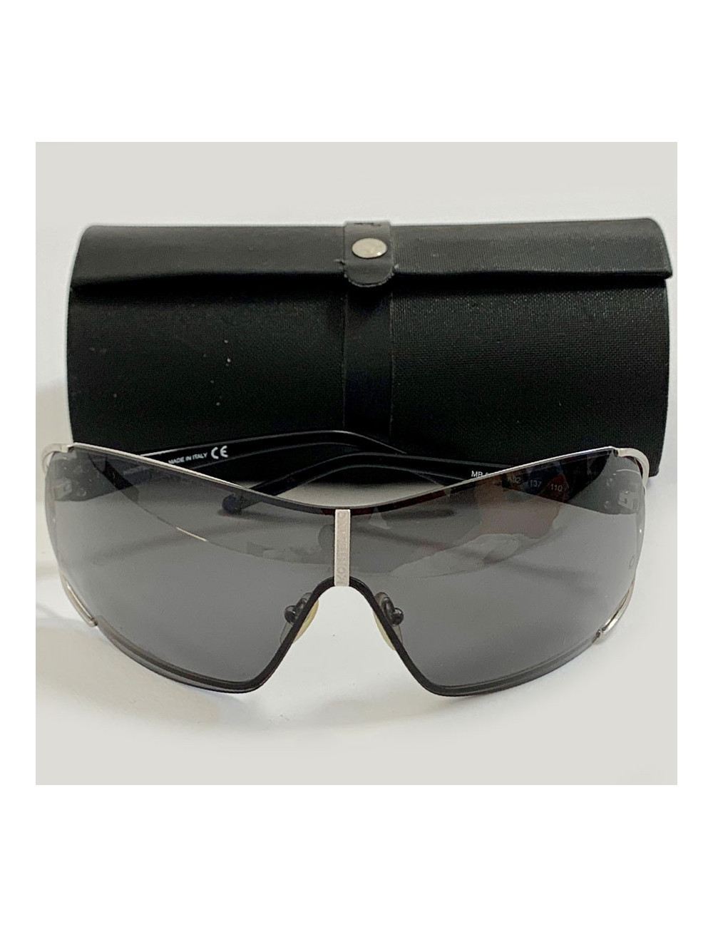 Lunettes de soleil MONTBLANC masque transparent