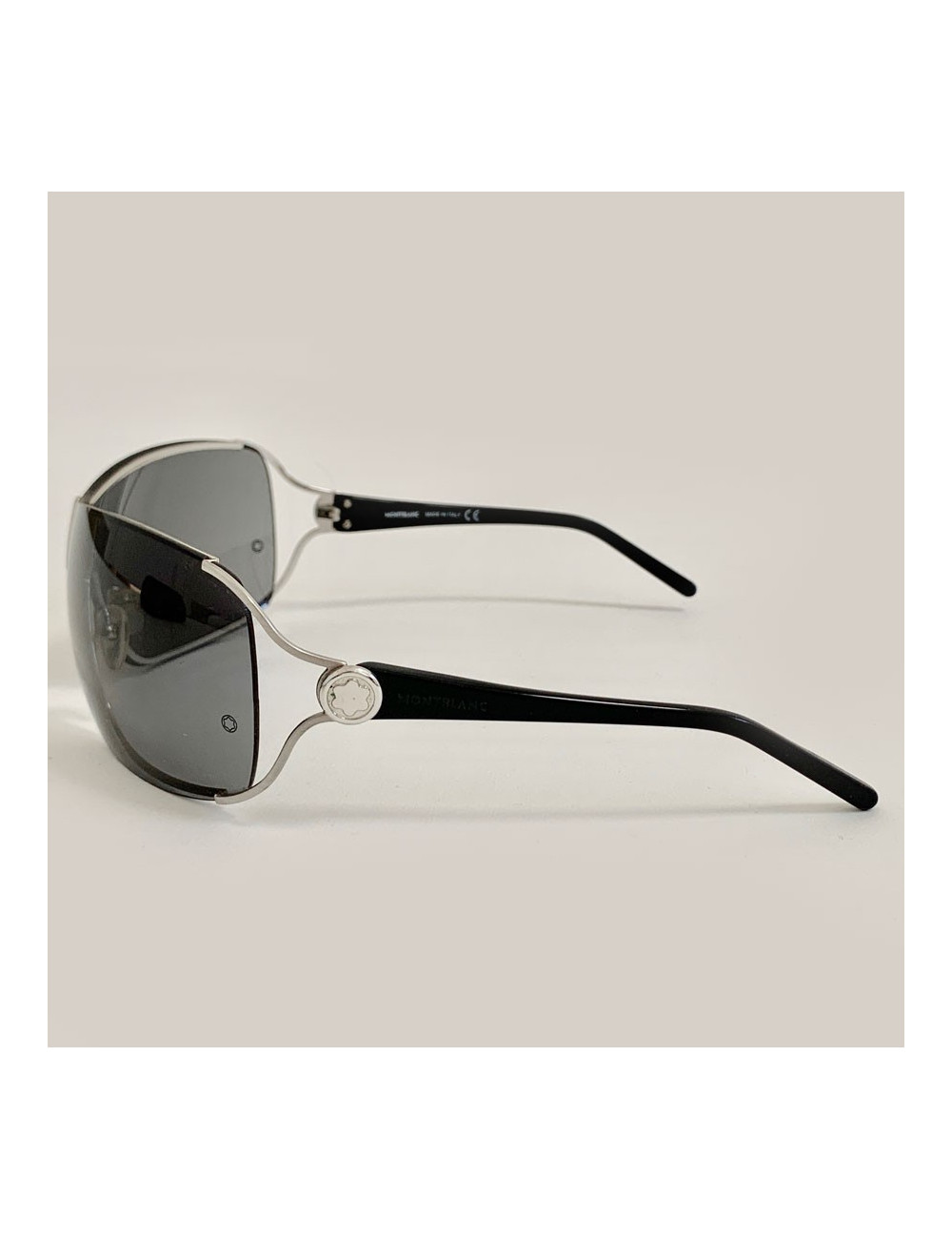 Lunettes de soleil MONTBLANC masque en métal