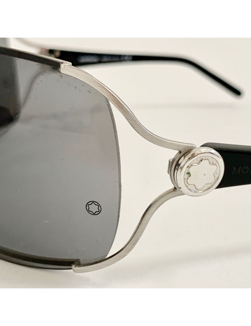 Lunettes de soleil MONTBLANC masque en métal