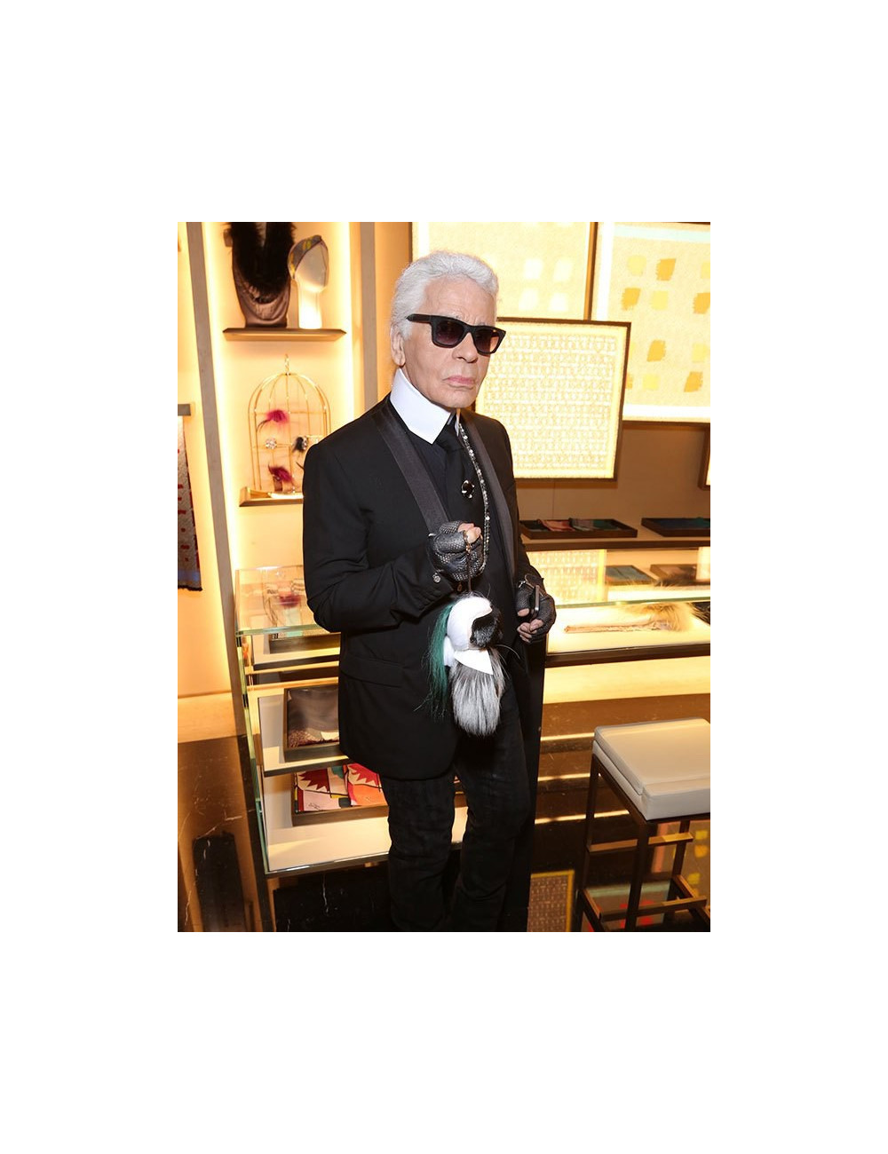 Porte-clefs Karlito FENDI