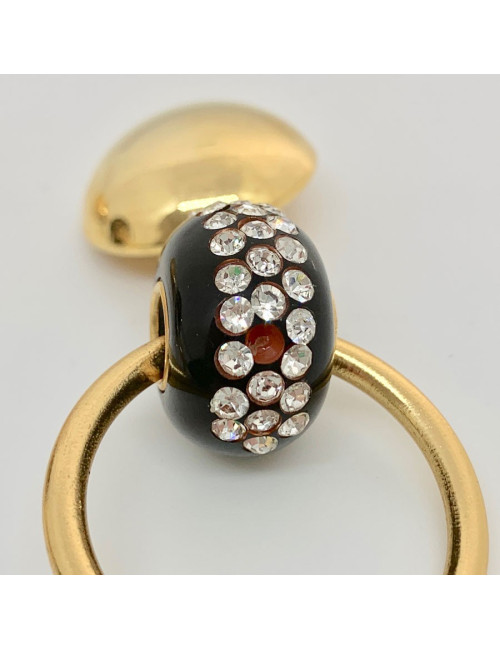 Clips pendants vert émeraude