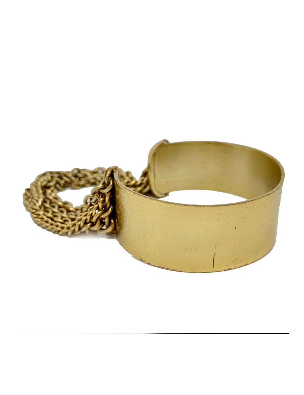 Bracelet JEAN PAUL GAULTIER doré et chaines