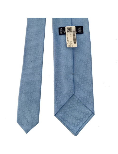 Cravate HERMES bleu ciel