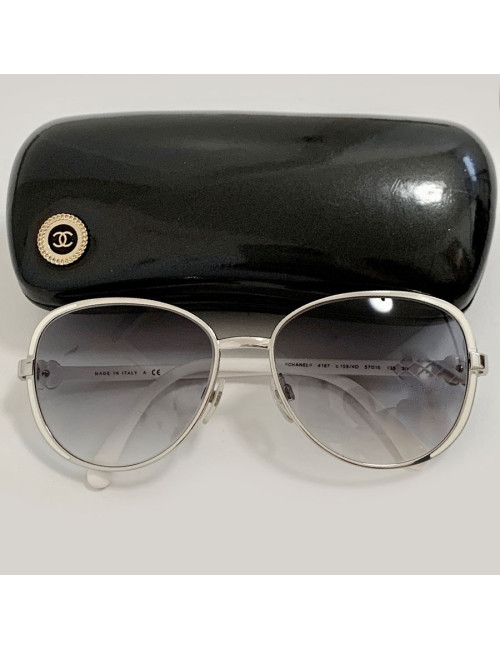 Lunettes camélia CHANEL blanches