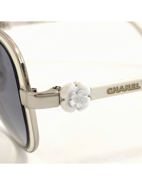 Lunettes camélia CHANEL blanches
