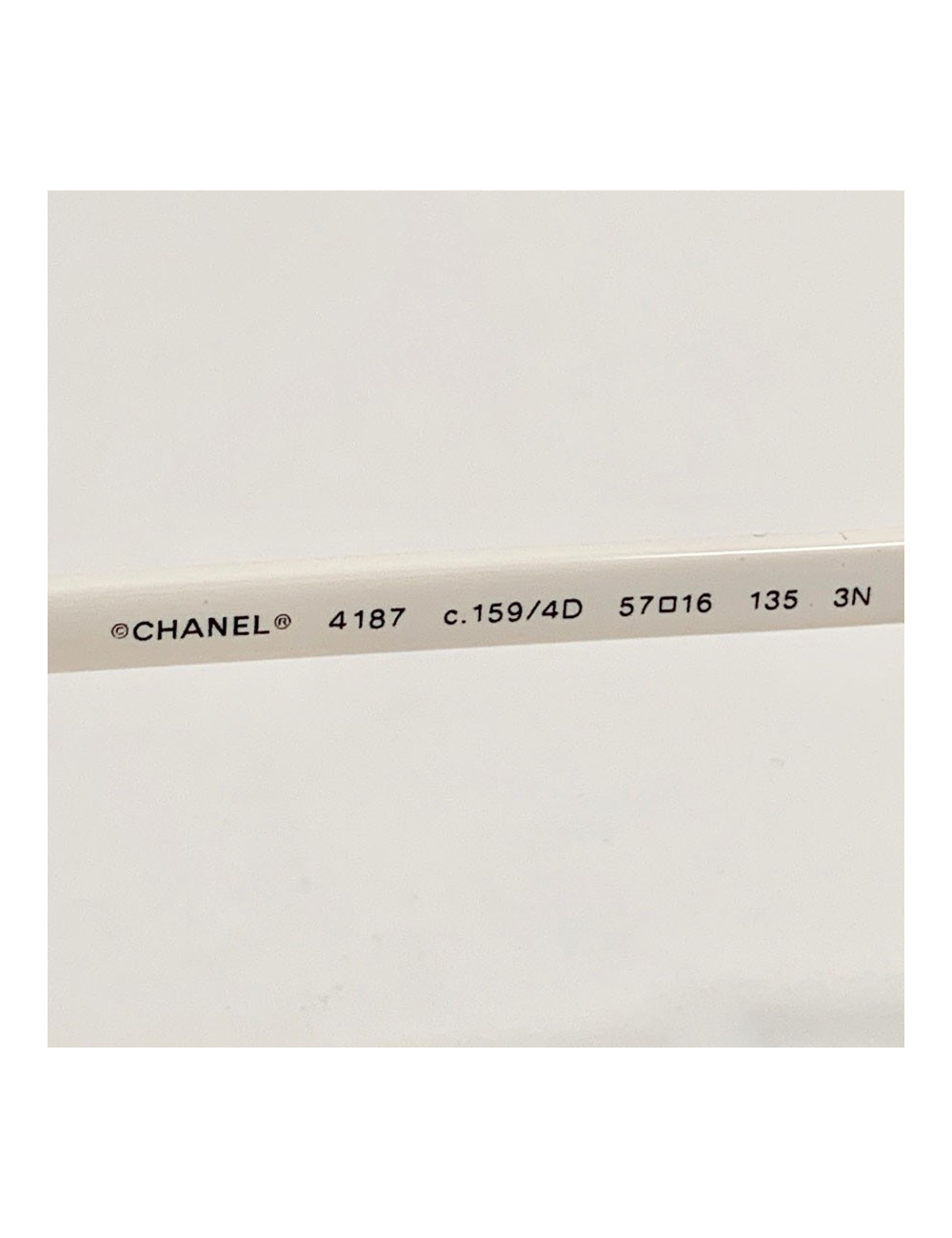 Lunettes camélia CHANEL blanches