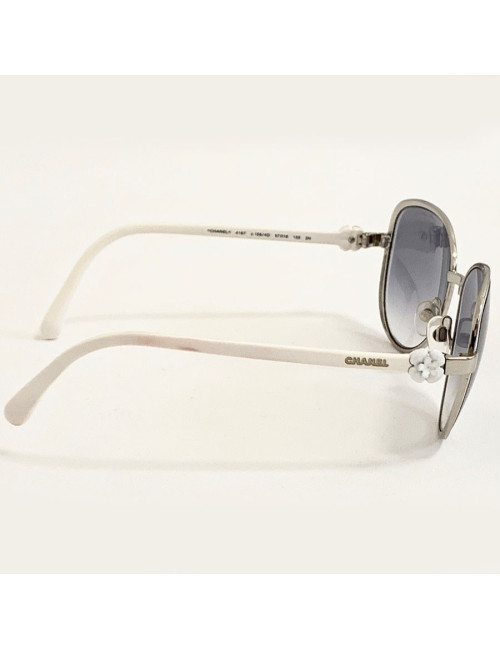 Lunettes camélia CHANEL blanches