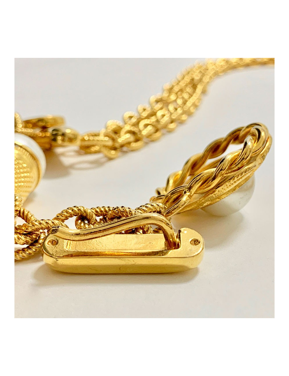 MOSCHINO by Redwall Chain Necklace-Belt and Charms in Gilded Metal