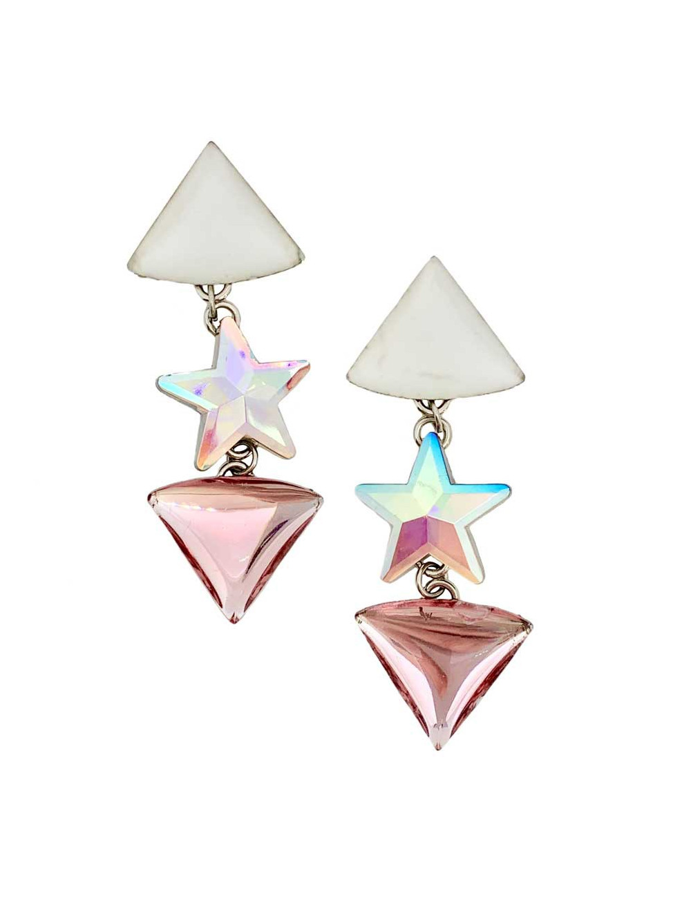 Clips d'oreilles fantaisie années 90