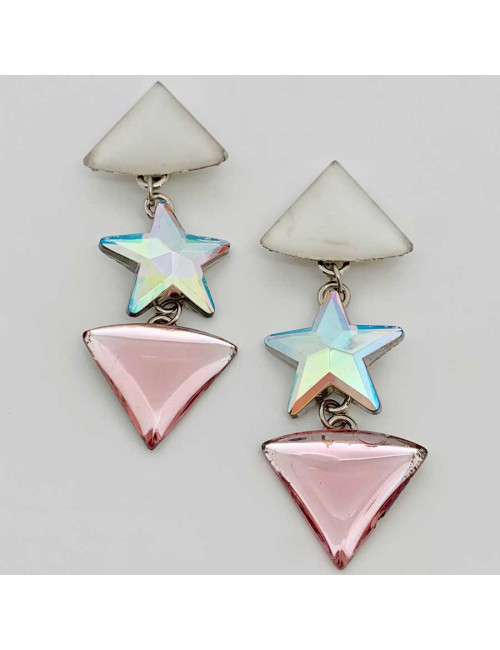 Clips d'oreilles fantaisie années 90