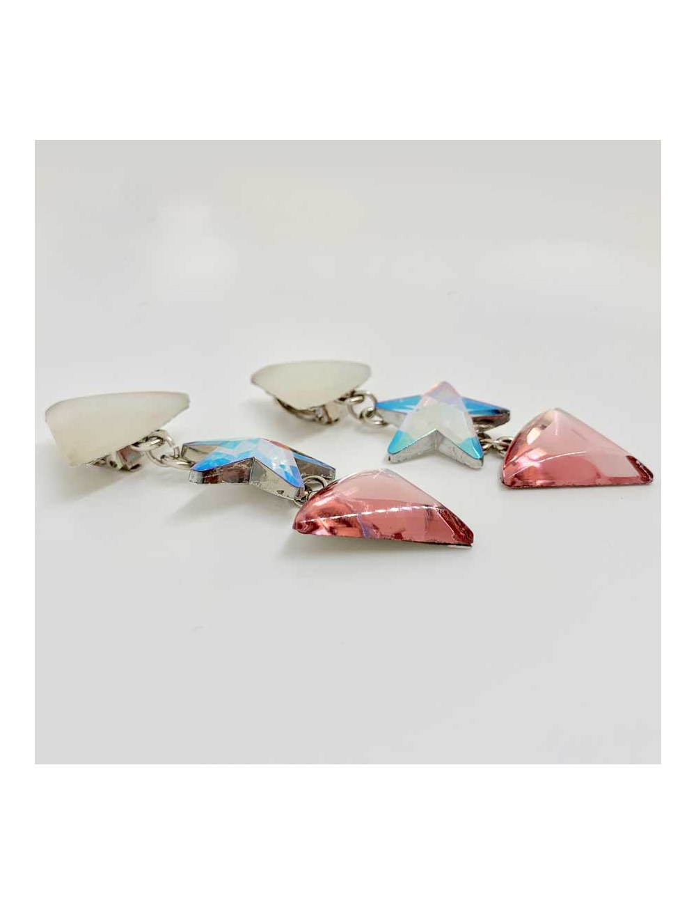 Clips d'oreilles fantaisie années 90