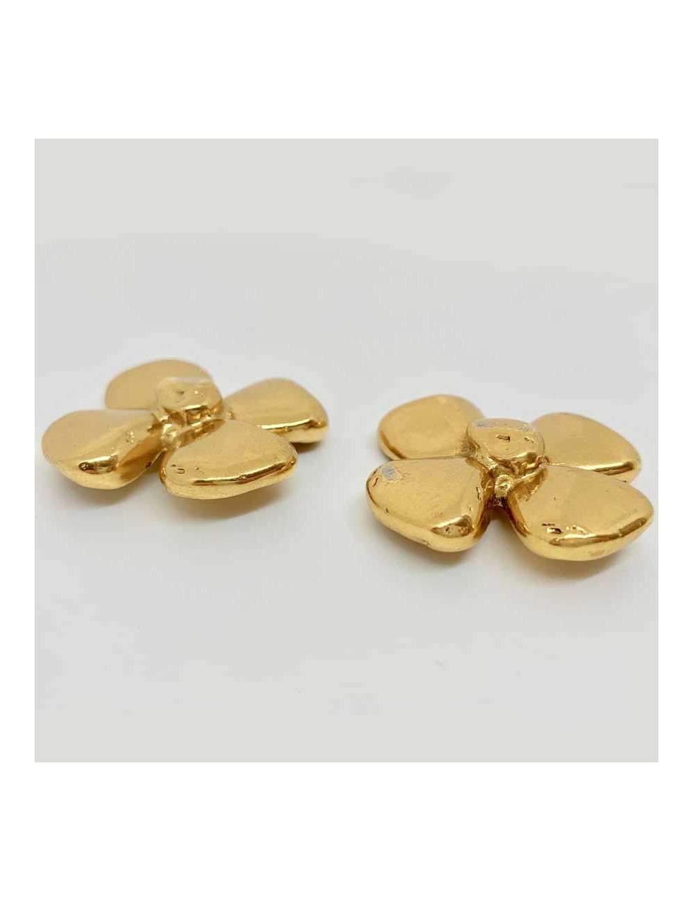 Clips trèfles Saint LAURENT vintage