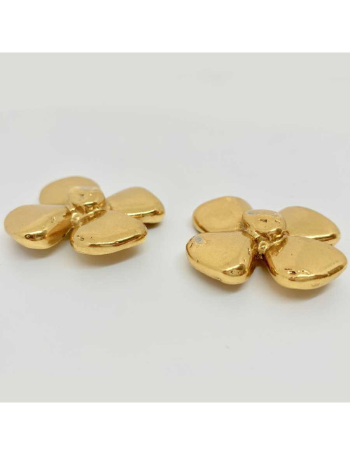 Clips trèfles Saint LAURENT vintage