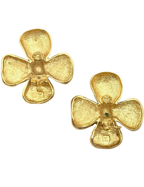 Clips trèfles Saint LAURENT vintage