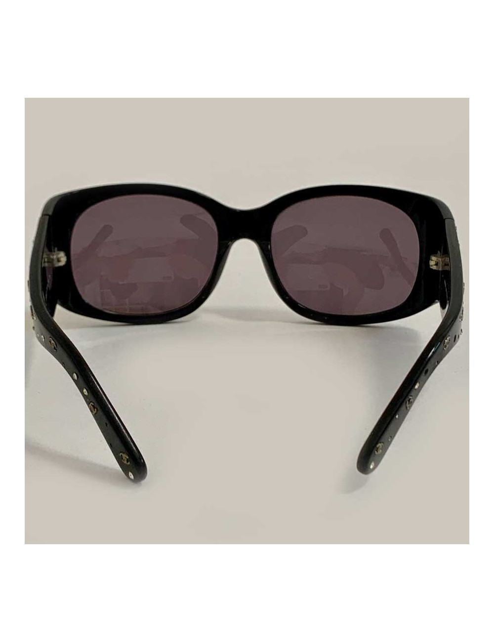 Lunettes de soleil CHANEL CC strass