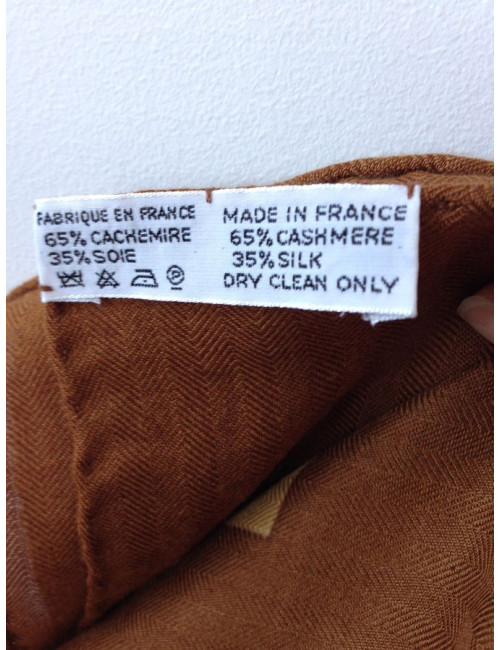 Châle HERMÈS cachemire et soie