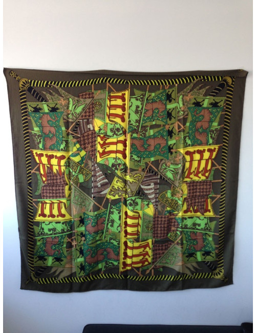 Châle HERMÈS cachemire et soie