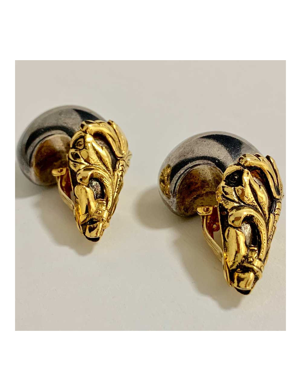 Clips ISABEL CANOVAS gris canon de fusil