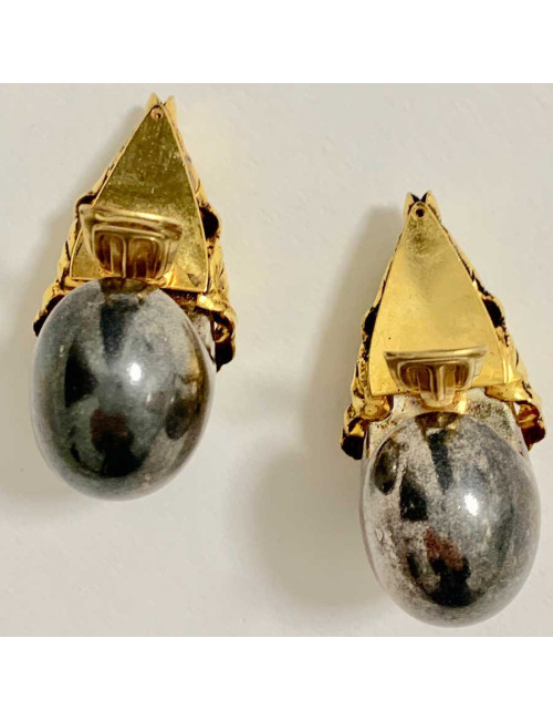 Clips ISABEL CANOVAS gris canon de fusil