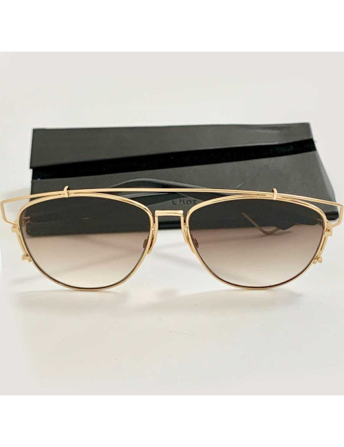 Lunettes DIOR TECHNOLOGIC en métal doré