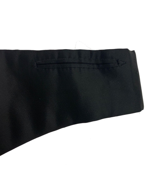 Ceinture de smoking LANVIN noire