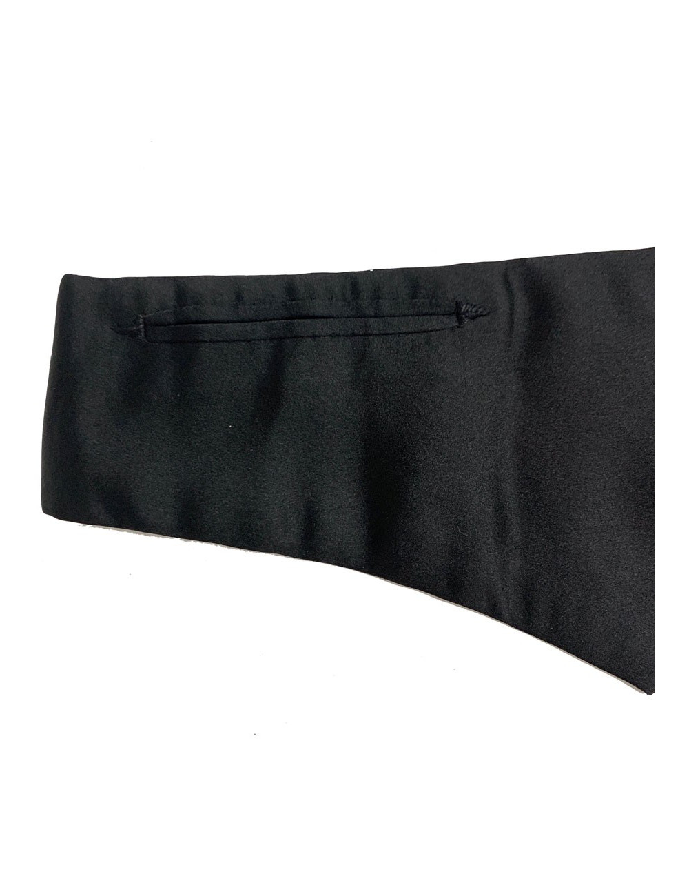 Ceinture de smoking LANVIN noire