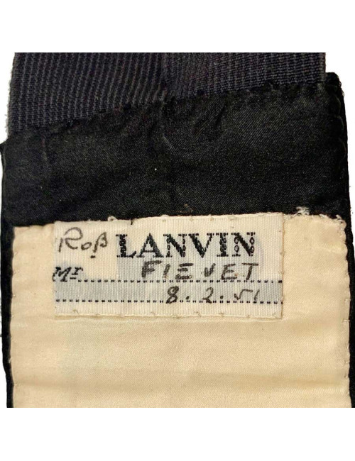 Ceinture de smoking LANVIN noire