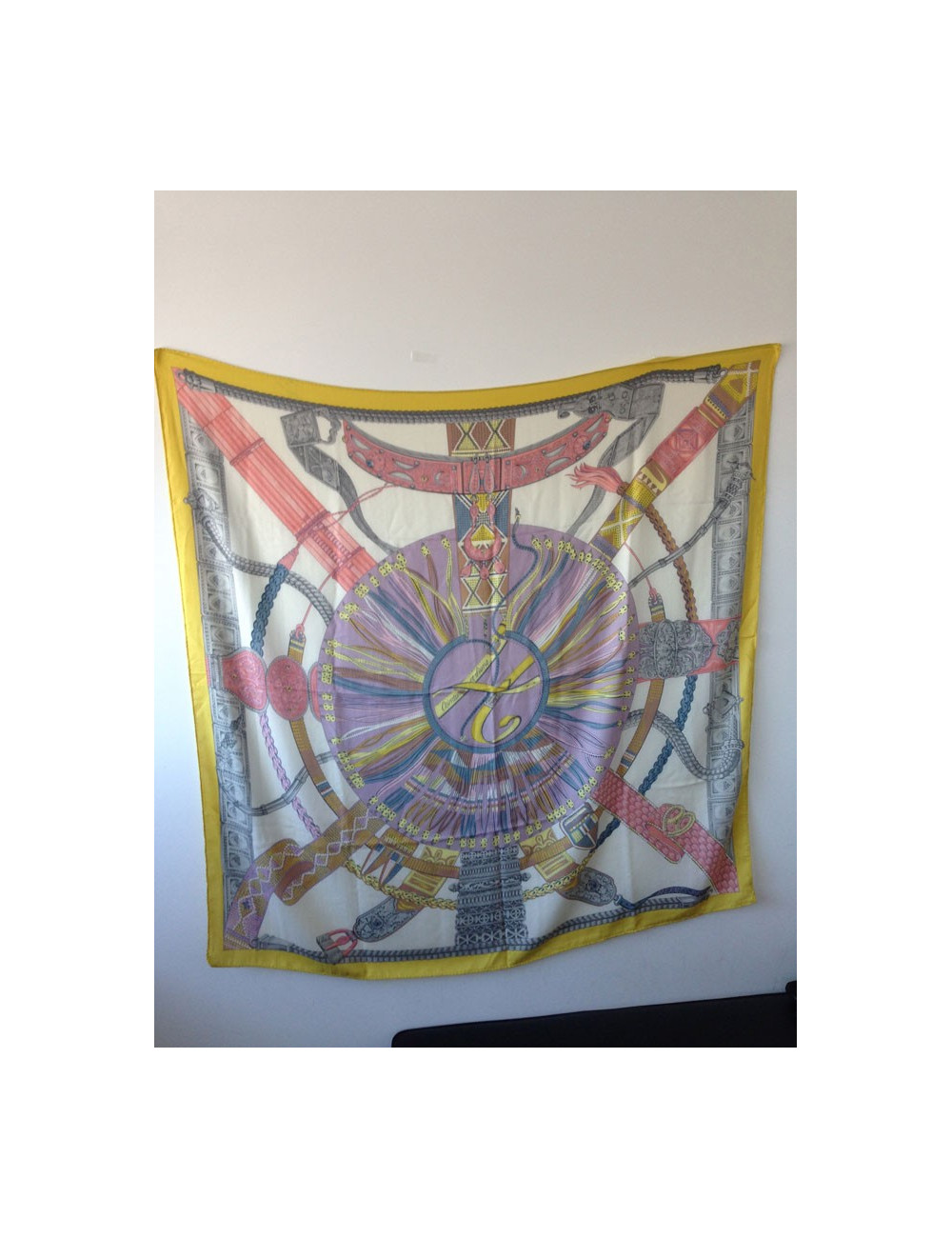 Châle HERMÈS cachemire et soie