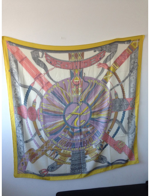 Châle HERMÈS cachemire et soie