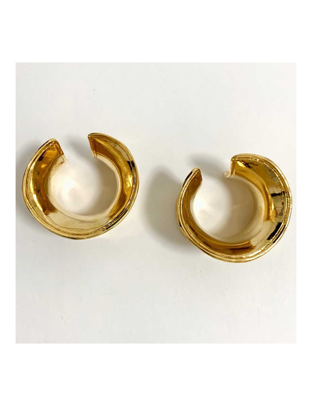 Manchettes CHRISTIAN DIOR dorées vintage