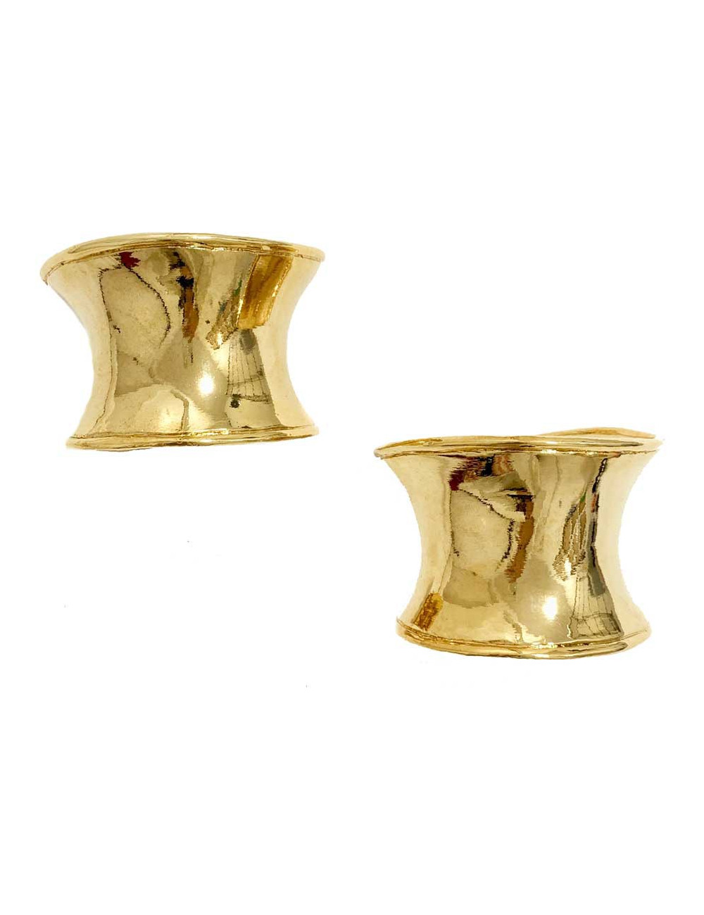 Manchettes CHRISTIAN DIOR dorées vintage