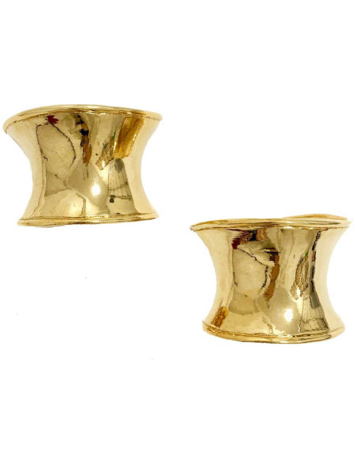 Manchettes CHRISTIAN DIOR dorées vintage