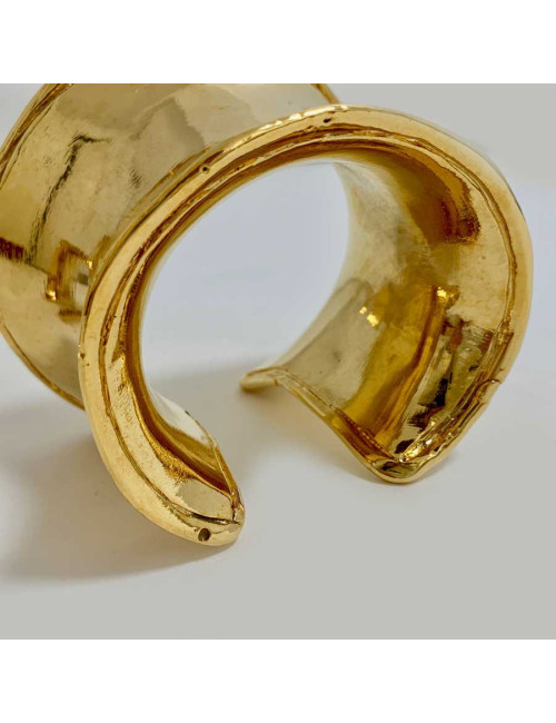 Manchettes CHRISTIAN DIOR dorées vintage