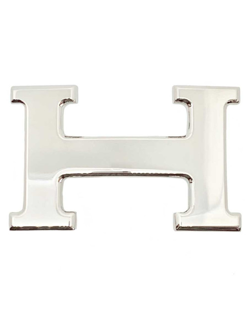 Boucle H HERMES argent
