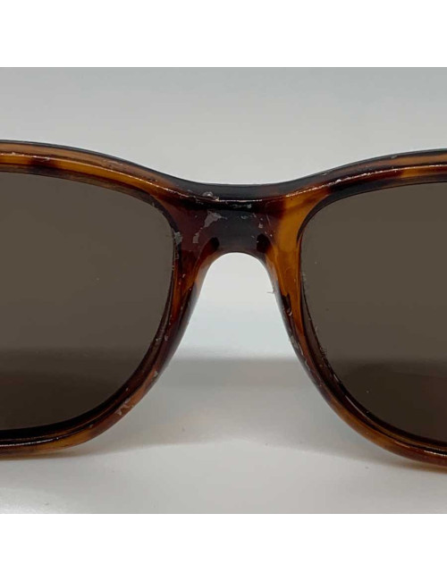 Lunettes de soleil CHANEL écailles marron et CC doré