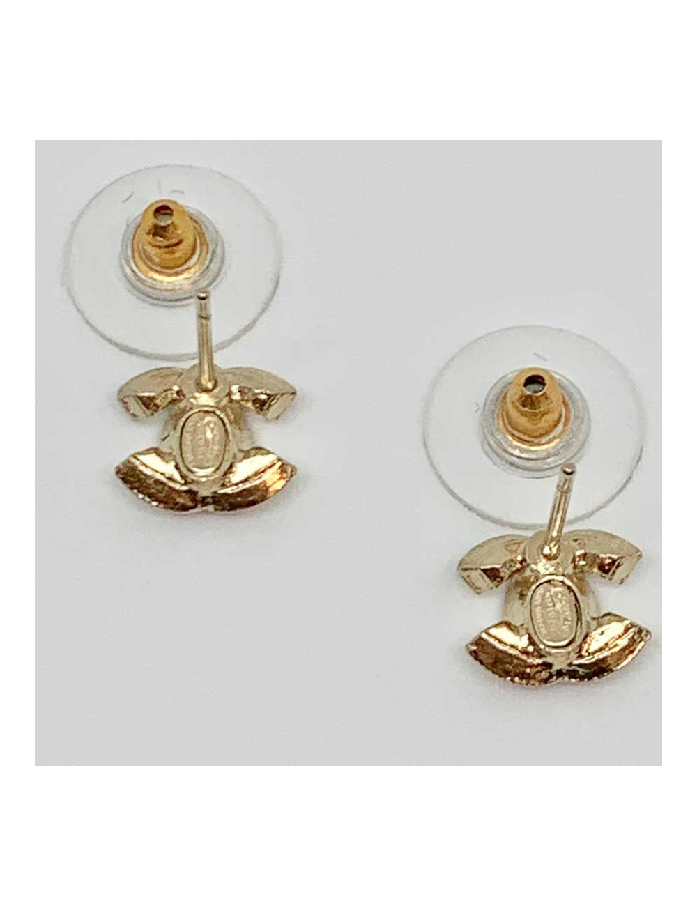 Clous strass CHANEL grenat