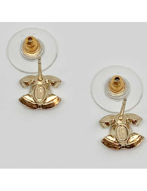 Clous strass CHANEL grenat