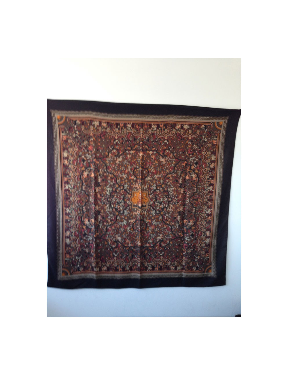 Châle HERMÈS cachemire et soie