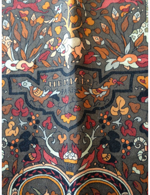 Châle HERMÈS cachemire et soie