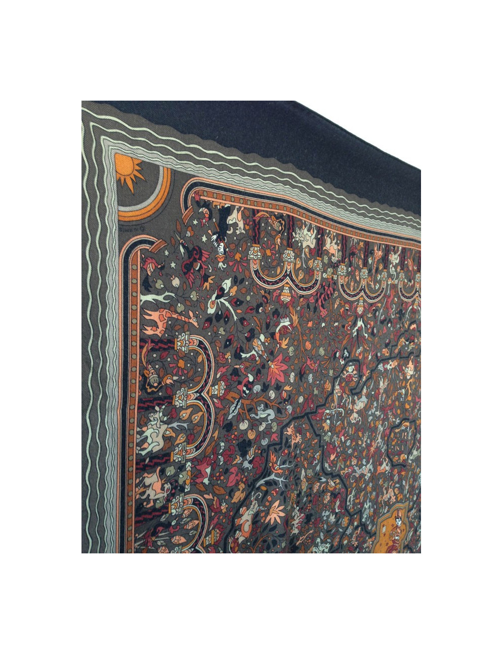 Châle HERMÈS cachemire et soie