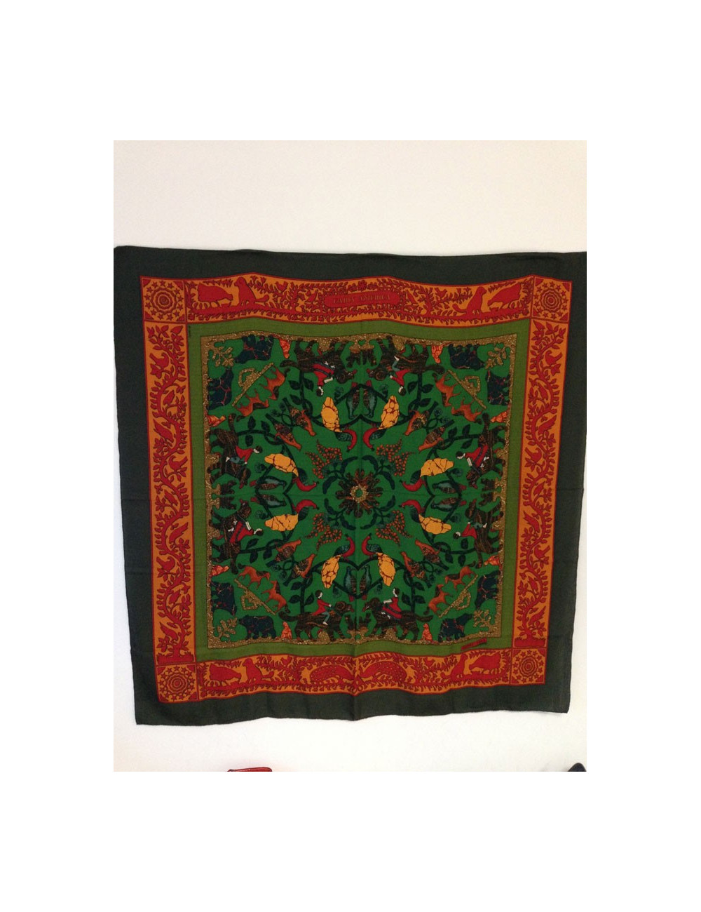 Châle HERMÈS cachemire et soie