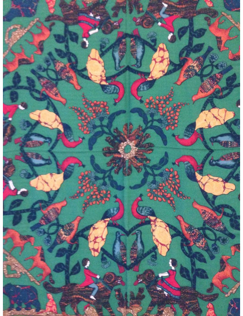 Châle HERMÈS cachemire et soie