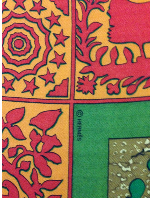 Châle HERMÈS cachemire et soie