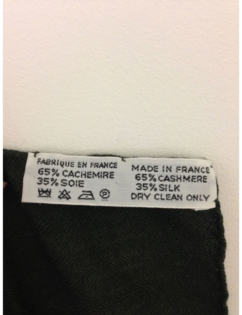 Châle HERMÈS cachemire et soie