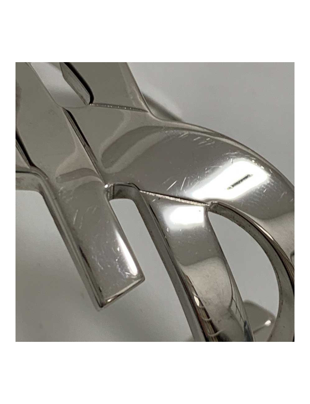 Manchette argent YSL YVES SAINT LAURENT