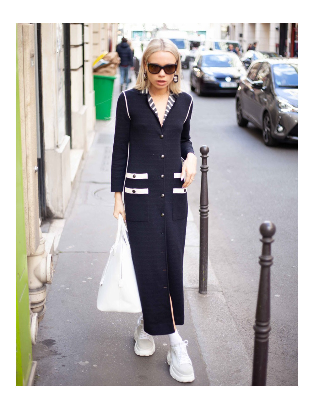 Long gilet CHANEL réversible 